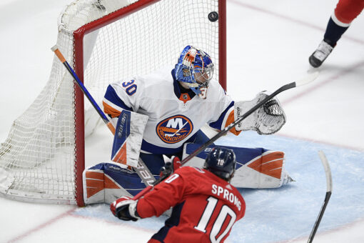 Sprong scores early, Capitals shut out Islanders 1-0