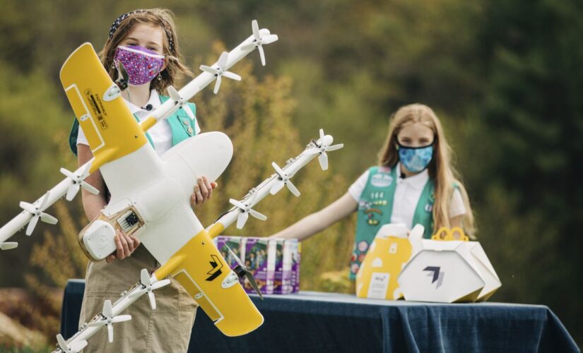 Virginia Girl Scouts are using a drone delivery service to dispatch cookies