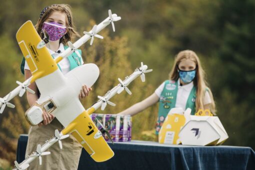 Virginia Girl Scouts are using a drone delivery service to dispatch cookies