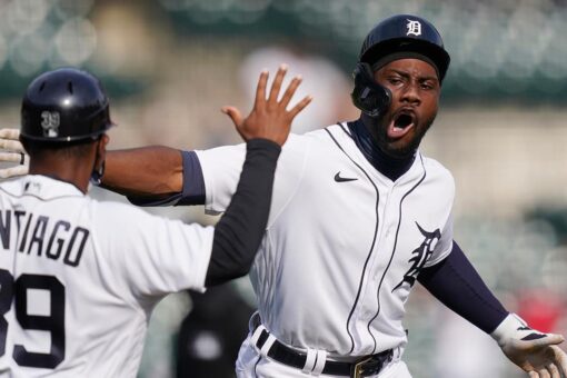Baddoo hits again, Tigers rookie tops Twins in 10th