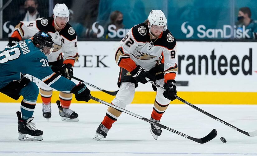 Stolarz has 46 saves as Ducks beat Sharks 4-0