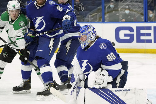 Vasilevskiy blanks Stars, again; Lightning beat Dallas 3-0
