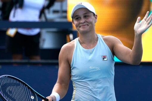 Defending champ Barty to play Andreescu in Miami Open final