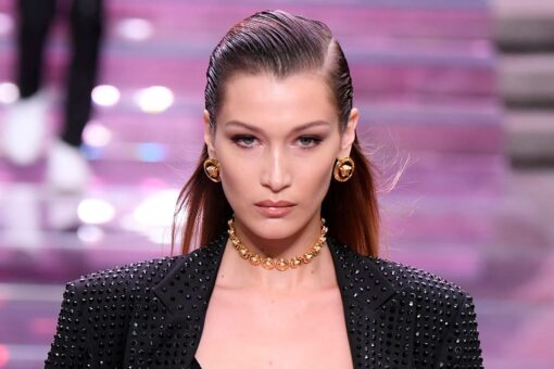 Bella Hadid, Irina Shayk rock thong jeans on virtual Mugler runway