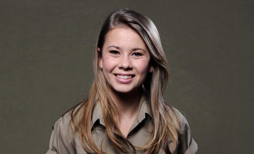 Bindi Irwin and family share daughter’s ‘first croc encounter’ for April Fools’ Day