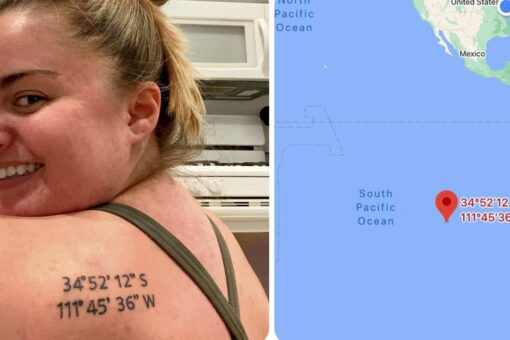 Woman accidentally gets wronged coordinates inked for tattoo of special place: ‘Painful realization!’