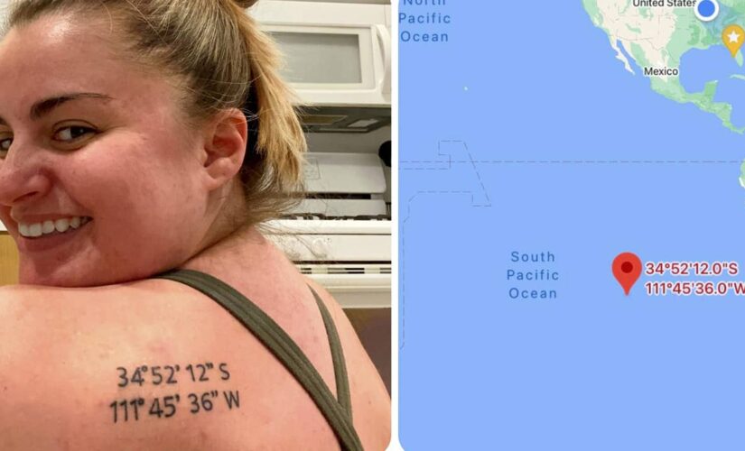 Woman accidentally gets wronged coordinates inked for tattoo of special place: ‘Painful realization!’