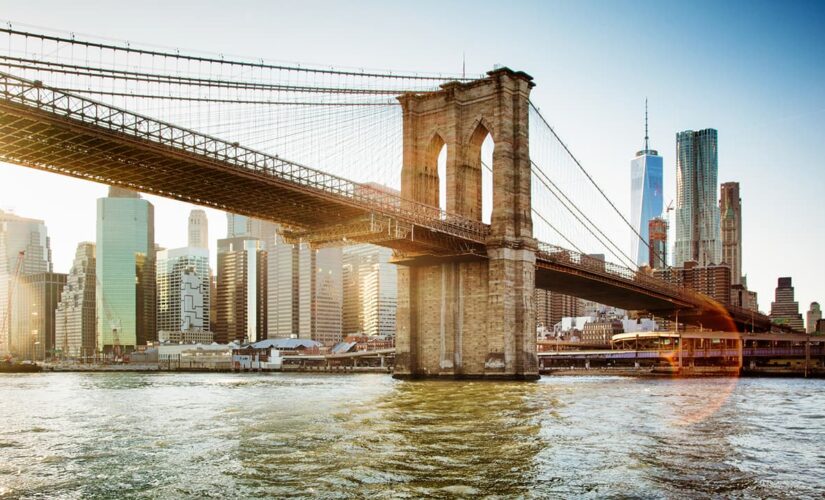 NYC protesters cross Brooklyn Bridge, clash with NYPD cops in Manhattan