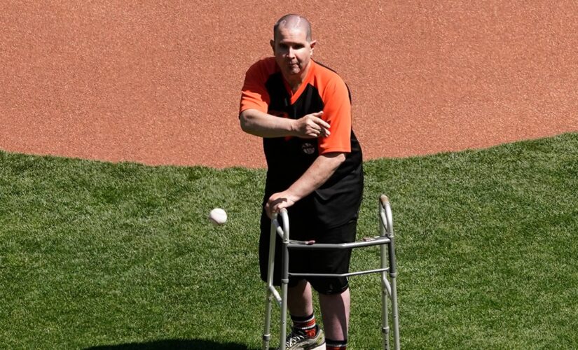 Bryan Stow throws out first pitch at Giants’ home opener 10 years after vicious beating