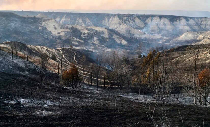 Wildfire in Theodore Roosevelt National Park triples in size