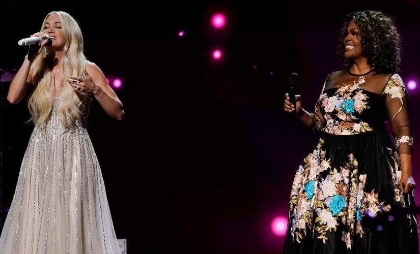 ACM Awards nominee Carrie Underwood stuns viewers with gospel medley performance alongside CeCe Winans