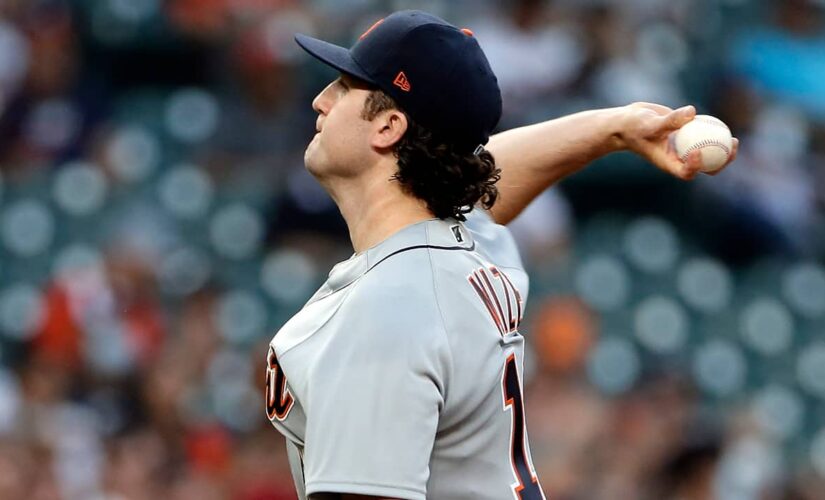 Mize gets 1st win; Tigers beat Astros 6-2 in Hinch’s return