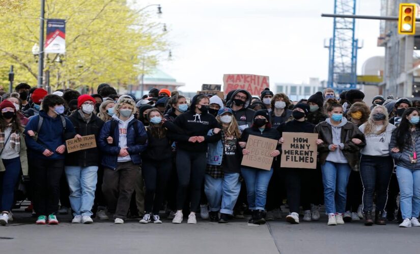 Columbus shooting: Protesters call for abolition, defunding of police, reports say