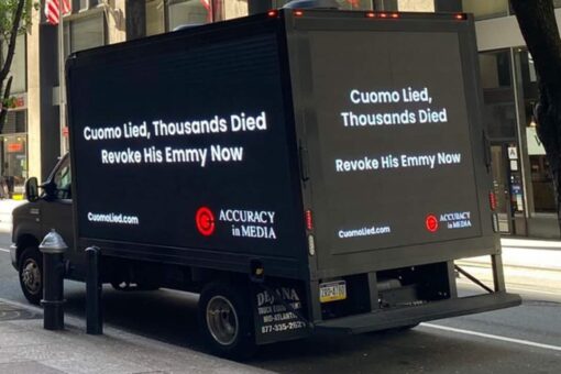 Billboard campaign declares Gov. Cuomo’s Emmy should be revoked over NY nursing home crisis
