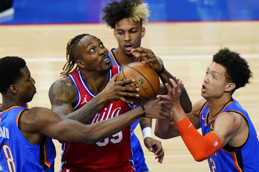 76ers hand Thunder franchise worst-tying 14th straight loss