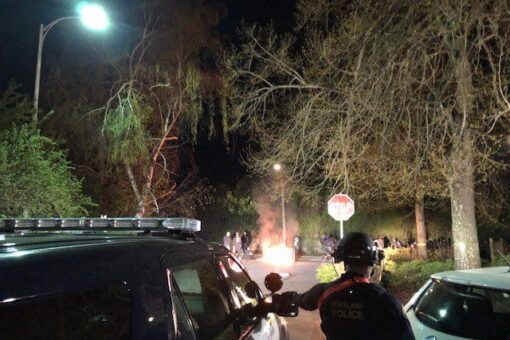 Portland police declare riot after vigil for Daunte Wright shooting