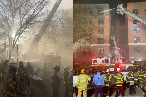 Massive 8-alarm blaze breaks out in Queens apartment building