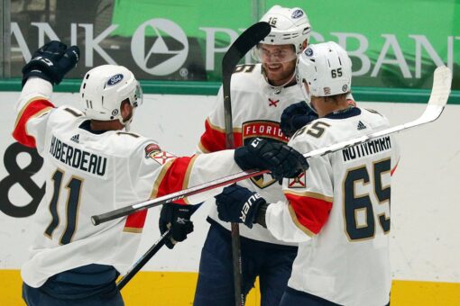 Vatrano’s power-play OT goal leads Panthers past Stars 3-2