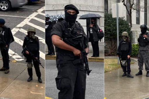 Georgia GOP’s Atlanta election integrity rally met by armed left-wing militia