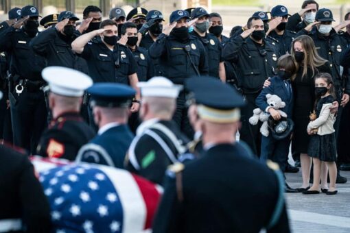 Daughter of fallen Capitol Police officer may long remember Rotunda tribute — thanks to a toy