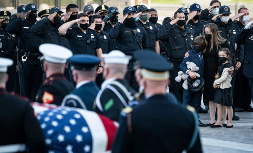Daughter of fallen Capitol Police officer may long remember Rotunda tribute — thanks to a toy