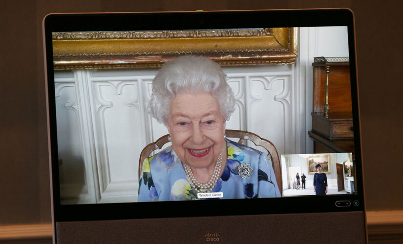 Queen Elizabeth beams in first royal appearance since Prince Philip’s funeral
