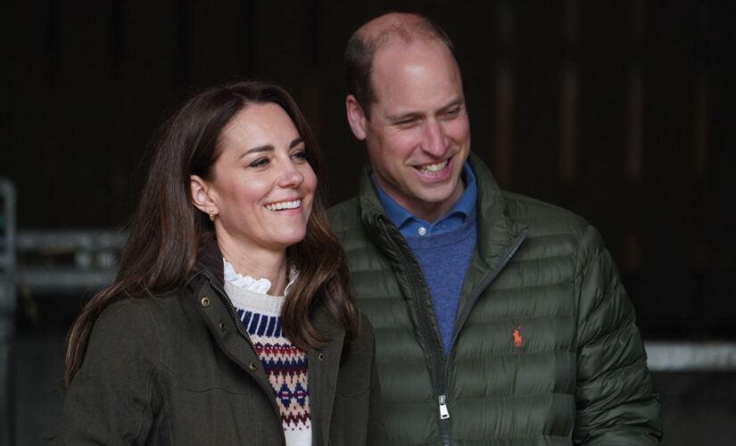 Prince William, Kate Middleton visit local farm for first public engagement since Prince Philip’s death