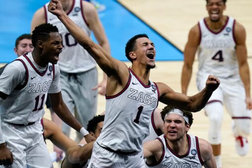 Ex-Gonzaga star Adam Morrison goes wild after Jalen Suggs’ game-winner vs. UCLA