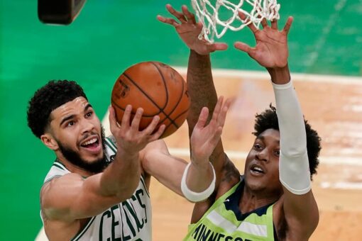 Tatum’s career-high 53 help Celtics top T-Wolves 145-136