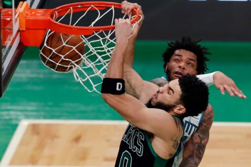 Tatum’s 22, 3-pointers lift Celtics over Hornets, 116-86