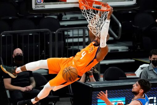 Suns lead by 30 after 1 quarter, cruise past Thunder 140-103