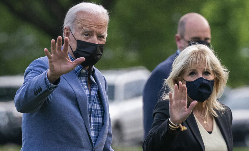 Hume: Masked-up Biden on international Zoom summit could send message he ‘doesn’t think vaccine works’