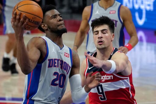 Jackson has season-high 31 as Pistons rout Wizards