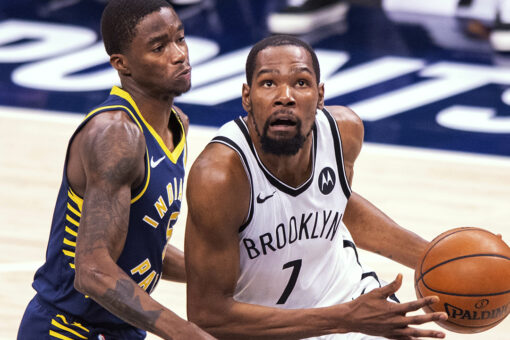 Durant scores 42, Nets torch depleted Pacers 130-113
