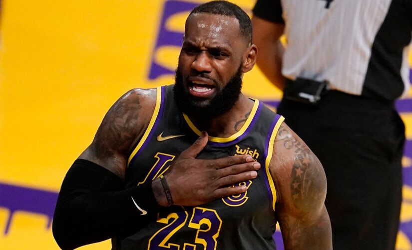 LeBron James’ sponsors, Lakers, NBA silent in wake of controversial tweet targeting Ohio cop