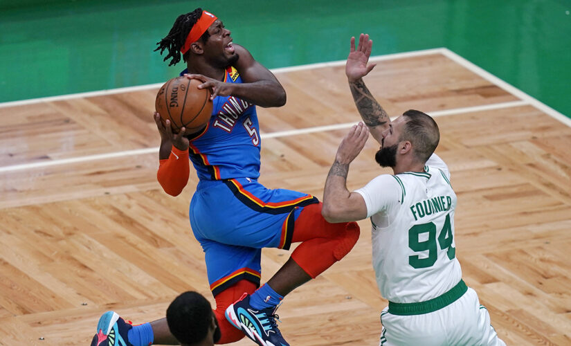 Thunder snap 14-game skid with 119-115 win over Celtics