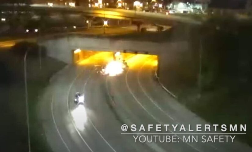 Minneapolis fiery crash kills at least 1, authorities say