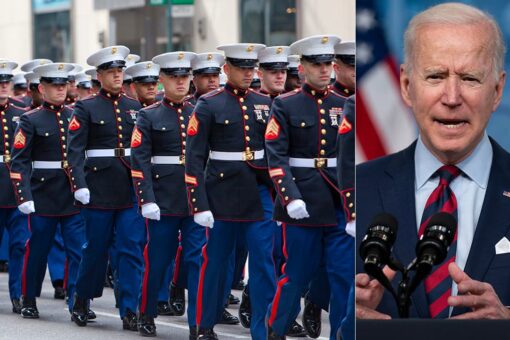 Marines’ vaccine hesitancy presents early test for Biden as commander-in-chief