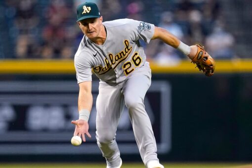 Chapman homers, A’s beat MadBum and Diamondbacks 9-5