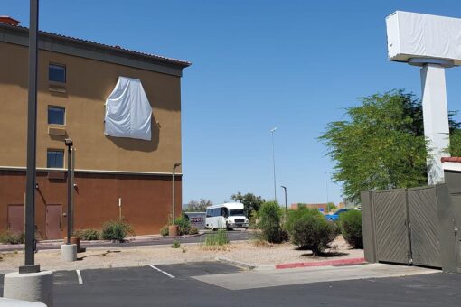 Rep. Biggs shares images of migrants being moved from Arizona hotels to airport