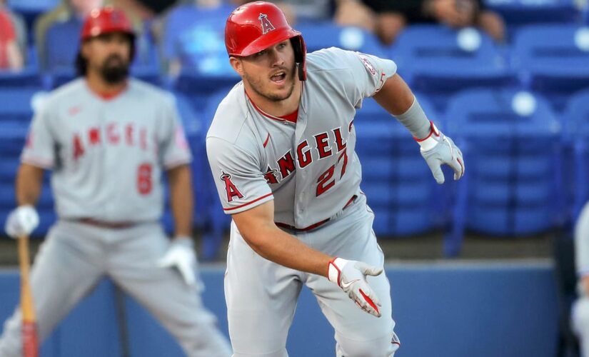 Angels win 7-5 in home opener for Florida-based Blue Jays