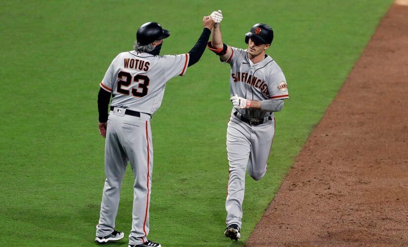 Yastrzemski, Giants win 3-2 over Padres; Tatis injured
