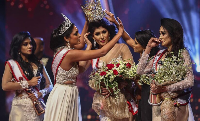 Mrs. Sri Lanka winner says she suffered head injury after her crown was taken from her national TV