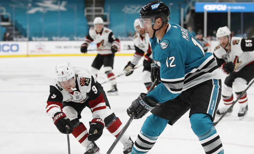 Sharks beat Coyotes 6-4 to snap eight-game losing streak