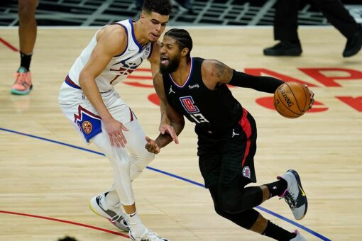 Nuggets lead all the way in beating Clippers 101-94