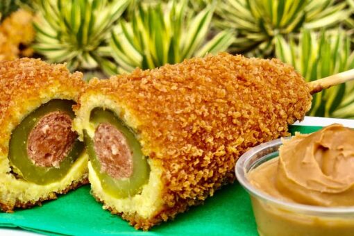 Disneyland’s Pickle Corn Dog is the turducken of amusement park foods