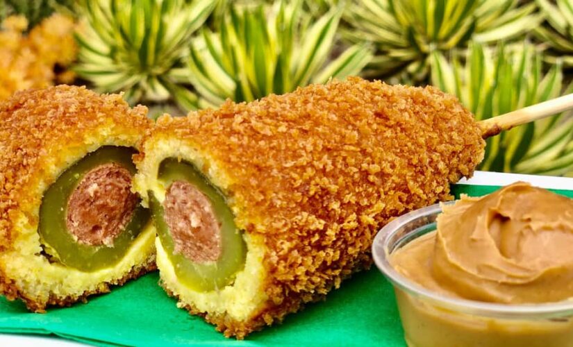 Disneyland’s Pickle Corn Dog is the turducken of amusement park foods