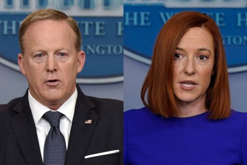 Sean Spicer bashes CBS reporter calling revival of Trump press custom ‘new tradition’: ‘Try to fake it better’
