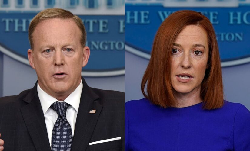 Sean Spicer bashes CBS reporter calling revival of Trump press custom ‘new tradition’: ‘Try to fake it better’