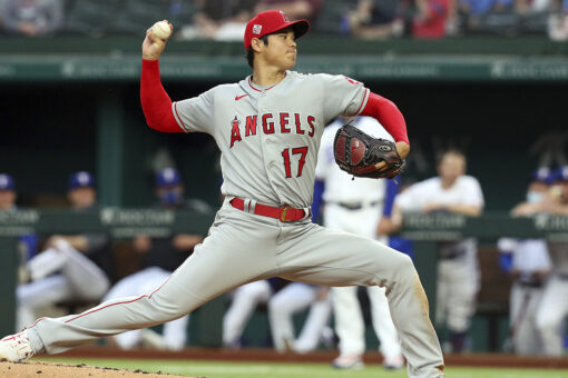 Ohtani wins for Angels in 2-way start like none since Ruth